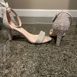 David’s Bridal Sparkly Heels